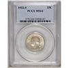Image 1 : 1932-S 25C MS64 PCGS. The satiny silver-gray surfaces 