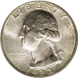 1932-S 25C MS64 PCGS. 