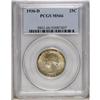 Image 1 : 1936-D 25C MS66 PCGS. Subtly lustrous beneath thin gra 