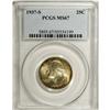 Image 3 : 1937-S 25C MS67 PCGS. Vibrant golden-russet and jade-g 