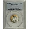 Image 1 : 1954-S 25C MS67 PCGS. Arcs of gold-orange and peach-ro 
