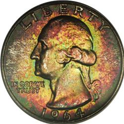 1964 25C MS67 PCGS. Despite the seeming ubiquity of th 