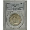 Image 3 : 1803 50C Large 3 AU55 PCGS. O-101, R.3. The stars are 