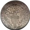 Image 2 : 1806 50C Pointed 6, Stem AU55 NGC. Incorrectly attribu 