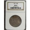 Image 3 : 1811 50C Small 8 MS65 NGC. O-110, R.1. The variety is 