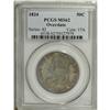 Image 1 : 1824 50C Overdate MS62 PCGS. 103, R.1. The 4 in the da 