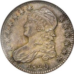 1829 50C MS63 NGC. O-117, R.2. The same reverse die wa 