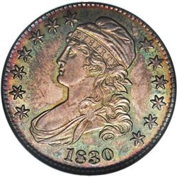 1830 50C Small 0 MS64 NGC. O-115, R.2. A series of die 