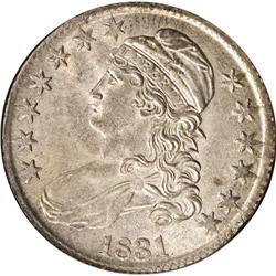 1831 50C MS62 NGC. O-115, R.4. This piece is considere 