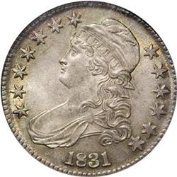 1831 50C MS64 NGC. O-114, R.3. A tiny die chip just ab 