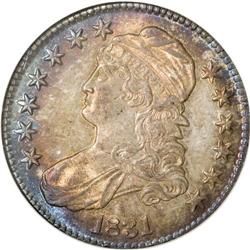 1831 50C MS66 NGC. O-108, R.1. Star 13 nearly touches 