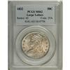 Image 1 : 1832 50C Small Letters MS62 PCGS. O-103, R.1. The PCGS 