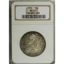 1832 50C Small Letters MS62 NGC. O-102, R.1.The cap ex 