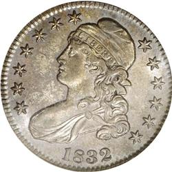 1832 50C Small Letters MS64 NGC. O-106, R.1. Star 1 is 