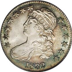 1832 50C Small Letters MS64 PCGS. O-107, R.2. Splashes 