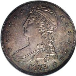 1839-O 50C MS64 NGC. A scarce and in-demand type coin, 