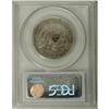 Image 4 : 1847/6 50C VF35 PCGS. FS-004, WB-102. The bottom curve 