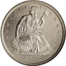 1861-O 50C --CSA Obverse, Shipwreck Effect--NGC. FS-007 