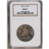 Image 1 : 1861-O 50C MS63 NGC. Excellent definition is noted on 