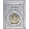 Image 3 : 1861 50C Scott Restrike MS62 PCGS. Breen-8002. W-01a. 