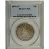 Image 3 : 1870-CC 50C VF25 PCGS. This gray-brown example has lig 