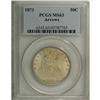 Image 1 : 1873 50C Arrows MS63 PCGS. Select and luminous with ri 
