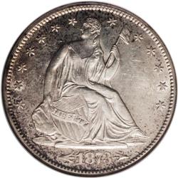 1873-S 50C Arrows MS61 NGC. A scarce coin in all grade 