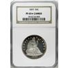 Image 3 : 1859 50C PR65 S Cameo NGC. This eye-catching specimen 