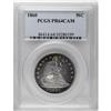 Image 3 : 1860 50C PR64 Cameo PCGS. Type Two Reverse. Aquamarine 