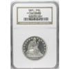 Image 3 : 1863 50C PR66 Cameo NGC. While designated as a Cameo p 