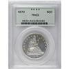 1872 50C PR63 PCGS. Soft silver-gray patina covers par 