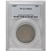 Image 1 : 1887 50C PR64 PCGS. Deep olive-gold, blue, and violet 