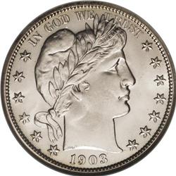 1903-S 50C MS65 NGC. Another high quality example of t 