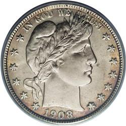 1908-S 50C MS64 PCGS. In almost every respect, this at 