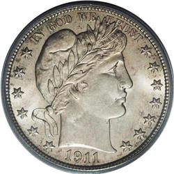1911 50C MS66 PCGS. Well defined with radiant, frosty 