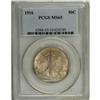 Image 1 : 1916 50C MS65 PCGS. Swirling layers of olive and steel 