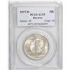 Image 1 : 1917-D 50C Reverse AU53 PCGS. A visually appealing exa 