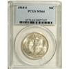Image 3 : 1918-S 50C MS64 PCGS. This piece is frosty and lustrou 