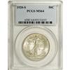 Image 3 : 1920-S 50C MS64 PCGS. An attractive near-Gem example t 