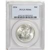 Image 1 : 1934 50C MS66 PCGS. The devices display crisp detail o 