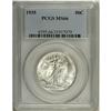 Image 1 : 1935 50C MS66 PCGS. This practically untoned Premium G 
