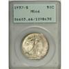Image 1 : 1937-S 50C MS66 PCGS. A fresh Premium Gem, solidly str 