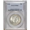 Image 1 : 1938 50C MS66 PCGS. Radiantly lustrous surfaces are vi 