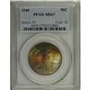 Image 3 : 1940 50C MS67 PCGS. Dramatically toned in ruby-red, le 