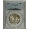 Image 1 : 1942 50C MS67 PCGS. Well struck and lustrous, with an 