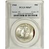Image 1 : 1944 50C MS67 PCGS. A softly lustrous and well struck 