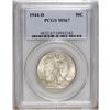 Image 1 : 1944-D 50C MS67 PCGS. Lightly gold-toned overall with 