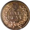 Image 2 : 1866 1C Indian Cent PR64 Red and Brown PCGS. A needle- 