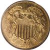 Image 1 : 1866 2C PR65 Red PCGS. Lovely peach and lime iridescen 