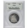 Image 3 : 1866 50C Motto Half Dollar PR65 PCGS. A penetratingly 